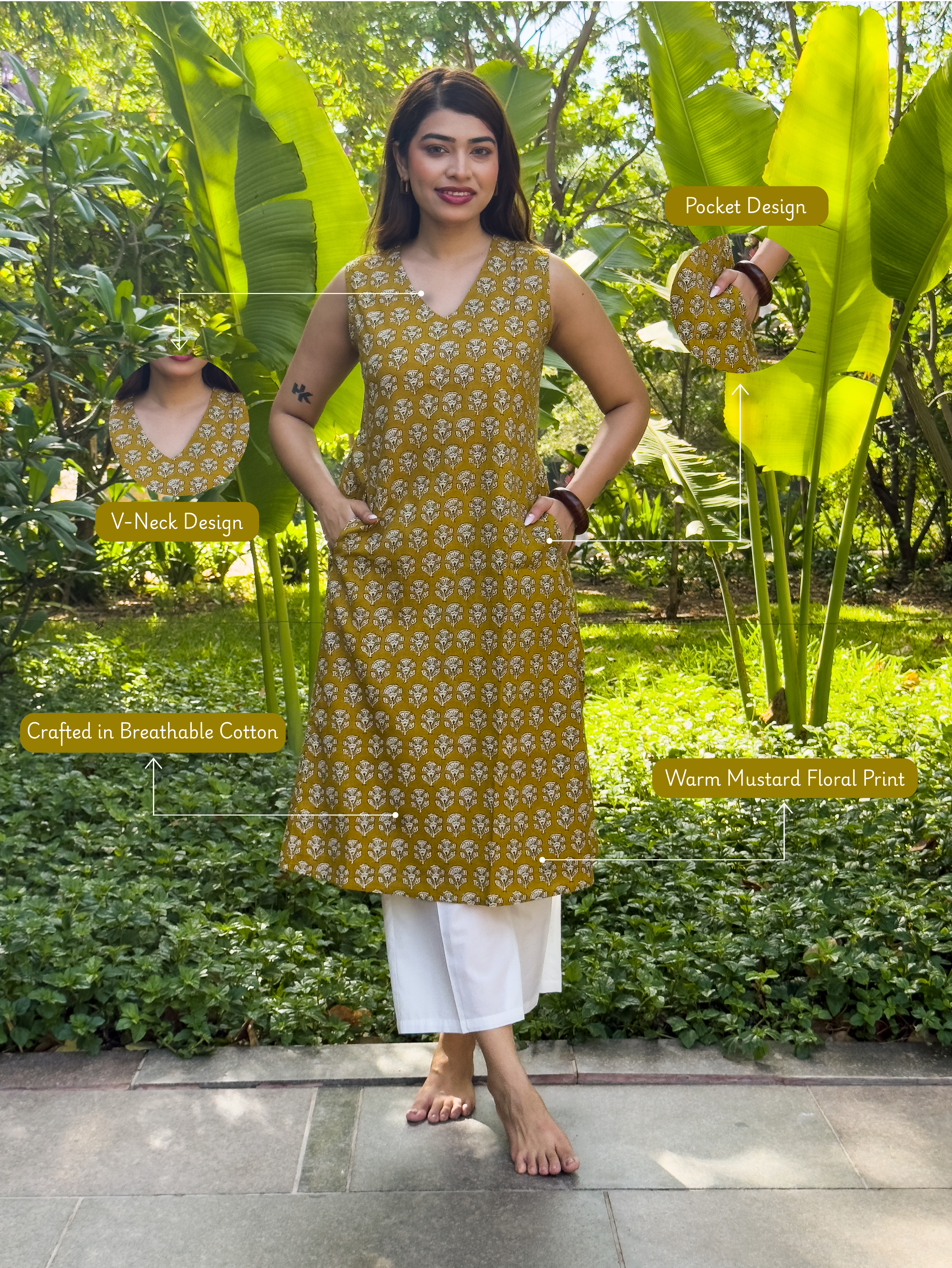Aira Set - Mustard Bloom image 5